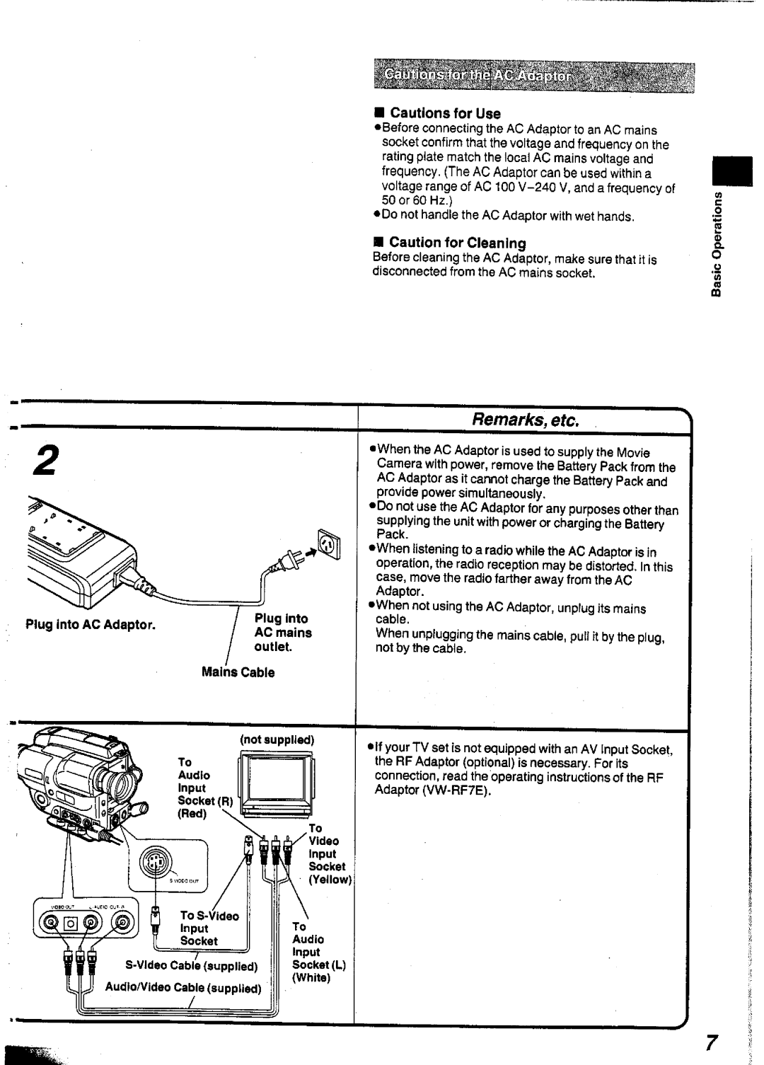 Panasonic NVS90A manual 