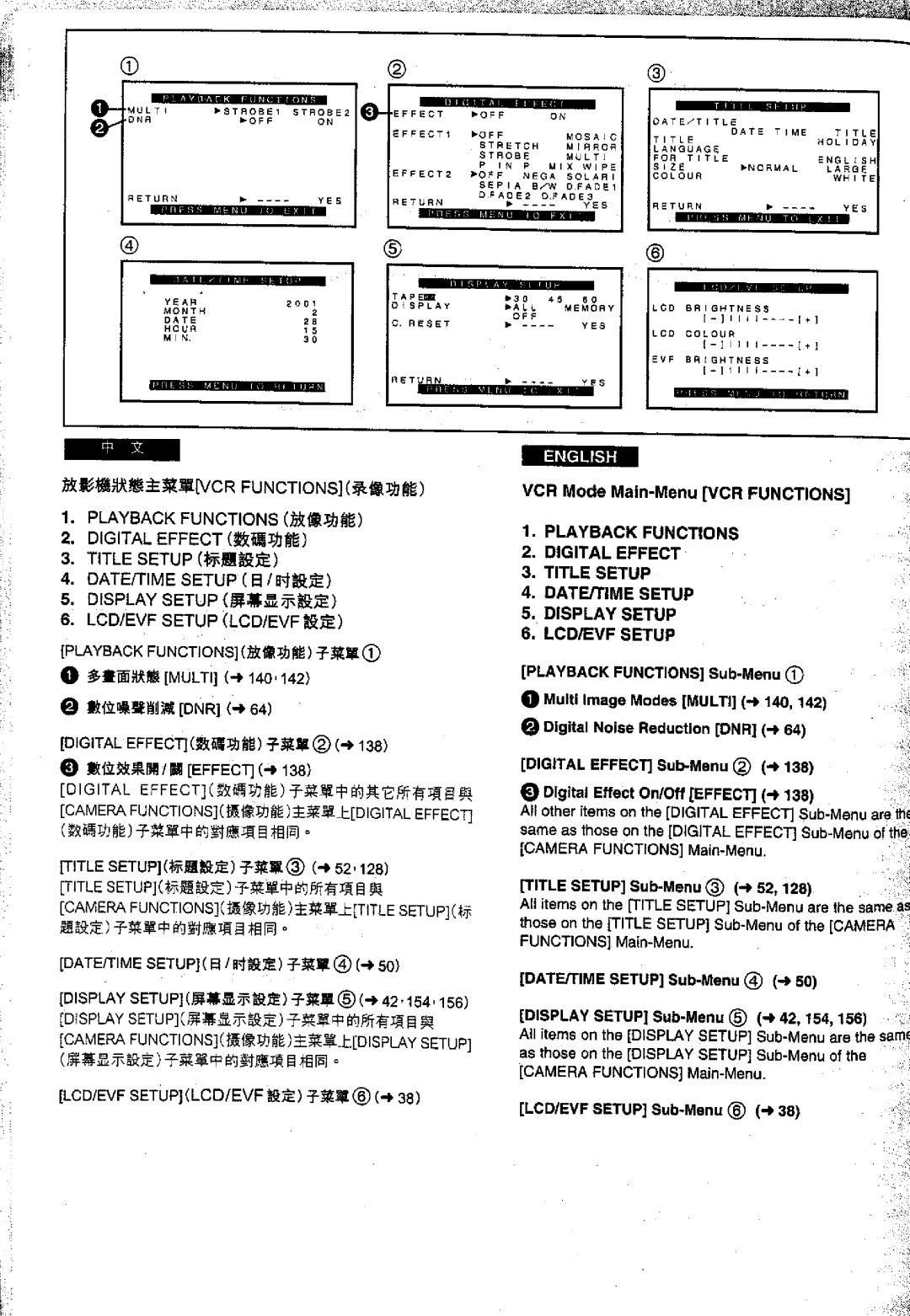 Panasonic NV-VS70EN/A, NVVS50EN/A manual 