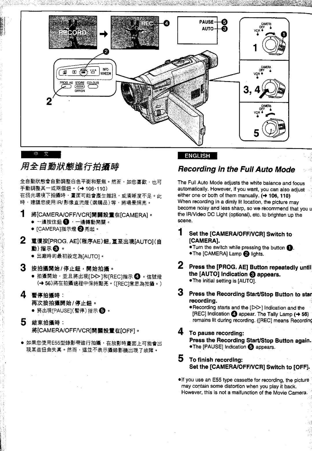 Panasonic NVVS50EN/A, NV-VS70EN/A manual 