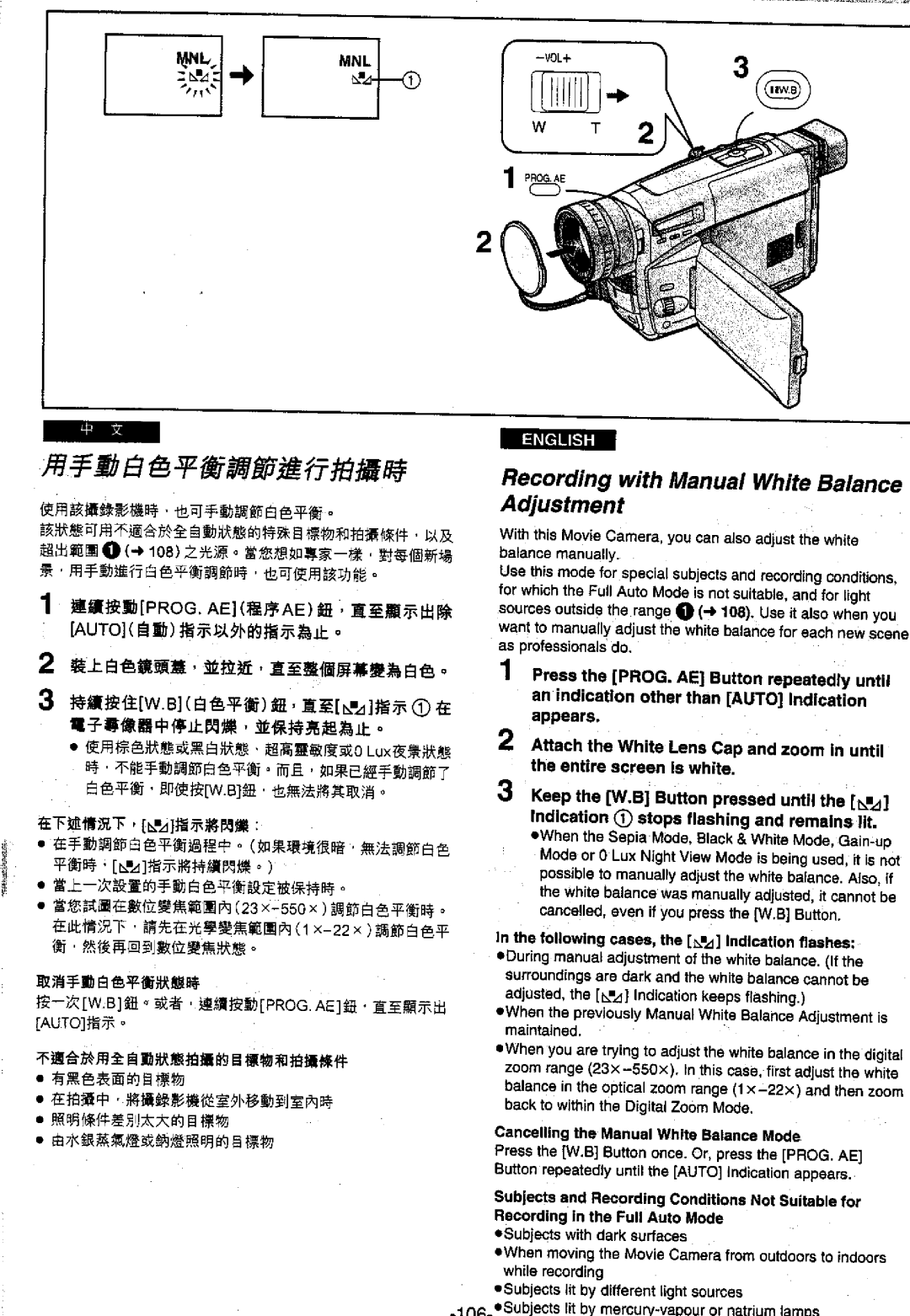 Panasonic NVVS50EN/A, NV-VS70EN/A manual 