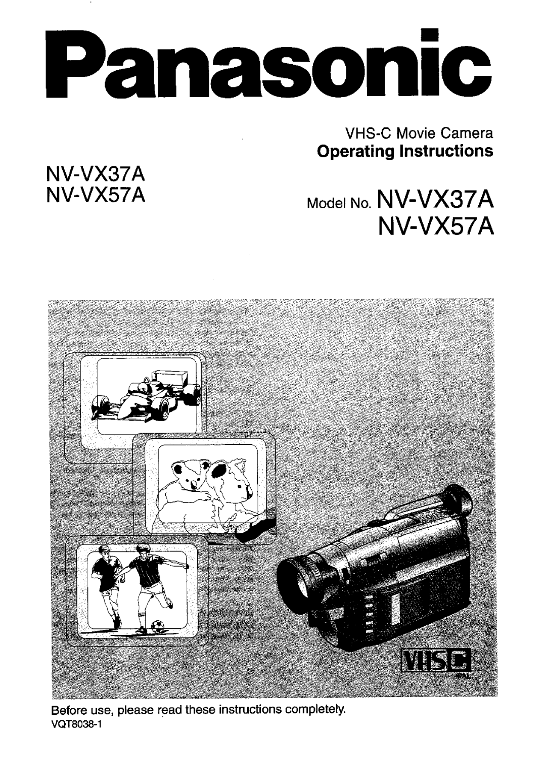 Panasonic NV-VX57A, NVVX37A manual 