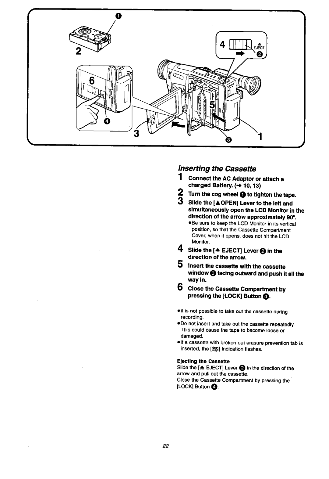 Panasonic NVVX37A, NV-VX57A manual 