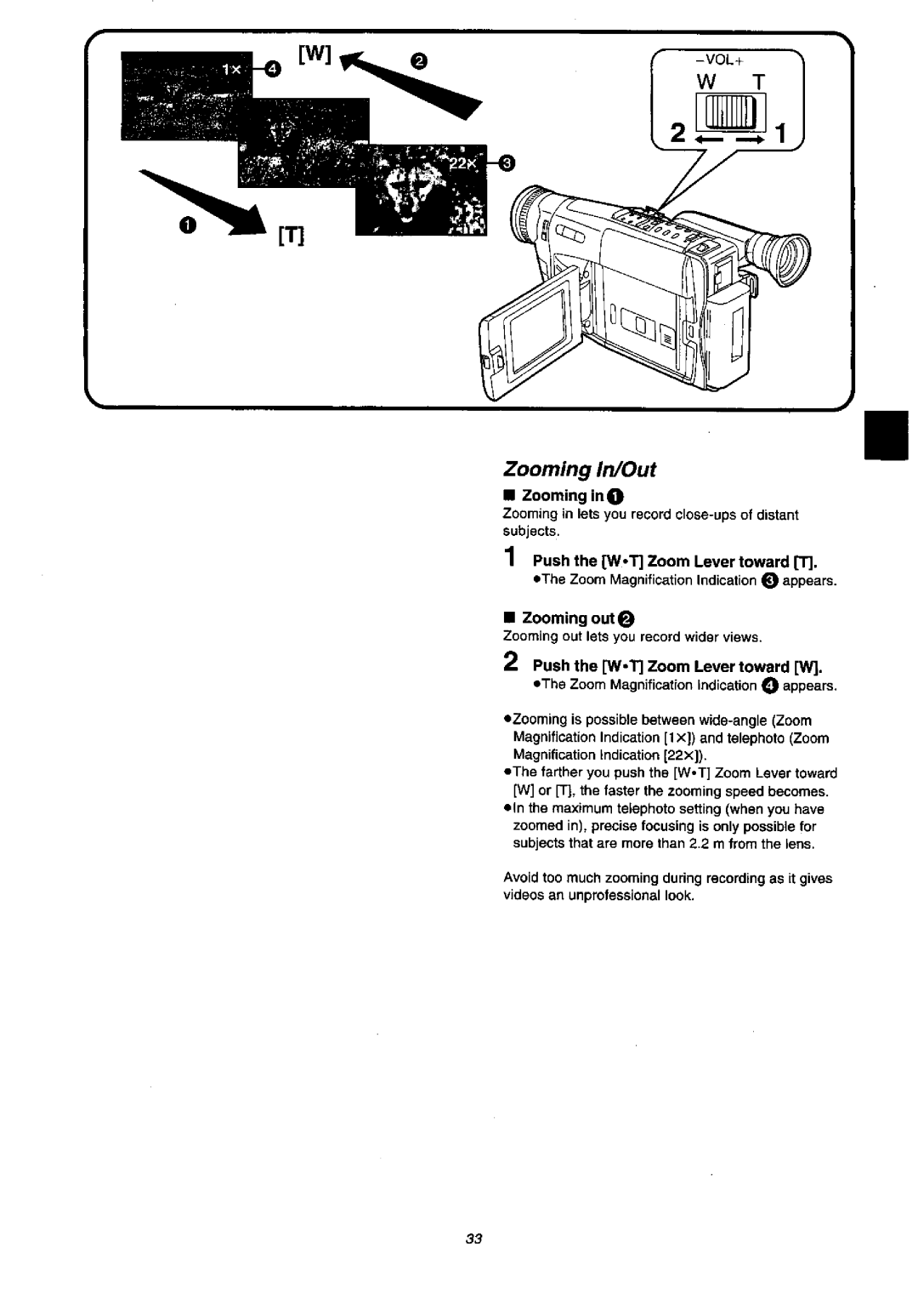 Panasonic NV-VX57A, NVVX37A manual 