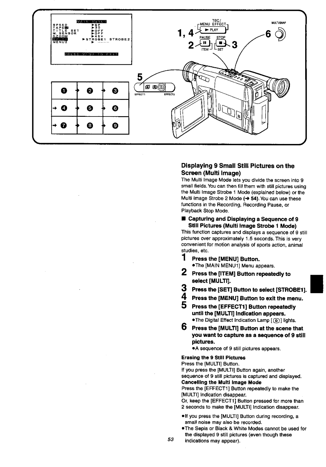 Panasonic NV-VX57A, NVVX37A manual 