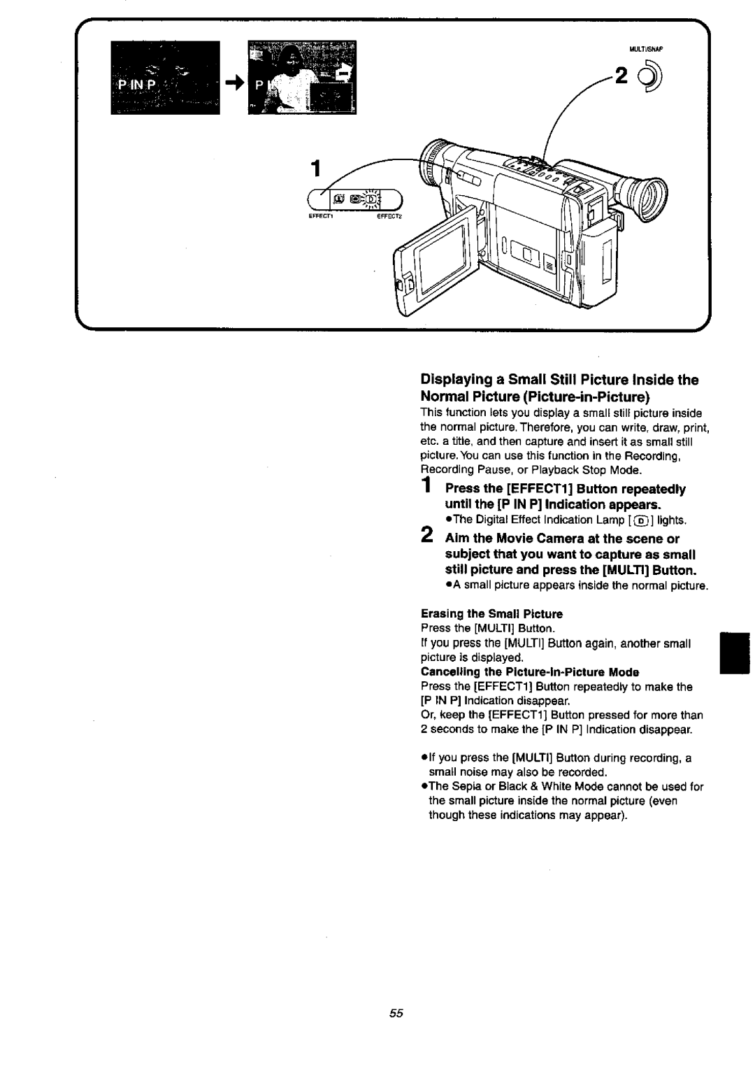 Panasonic NV-VX57A, NVVX37A manual 