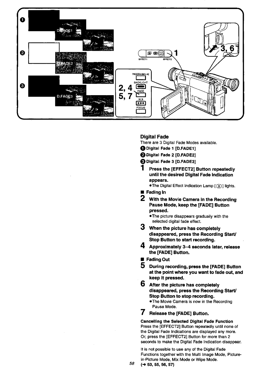 Panasonic NVVX37A, NV-VX57A manual 