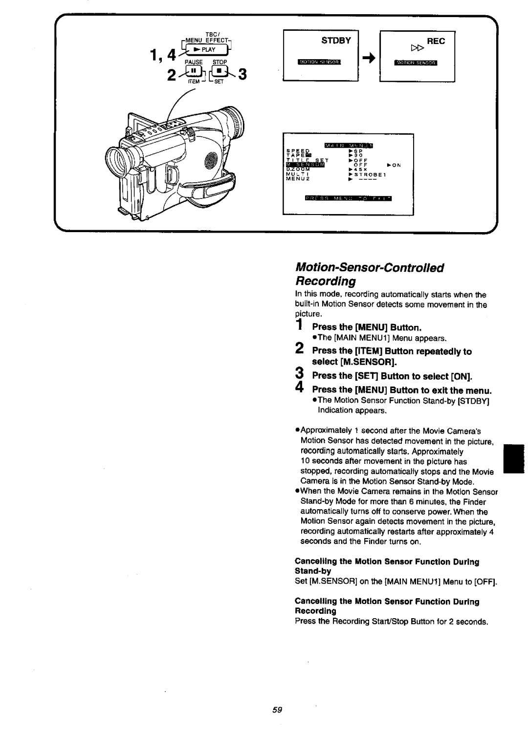 Panasonic NV-VX57A, NVVX37A manual 