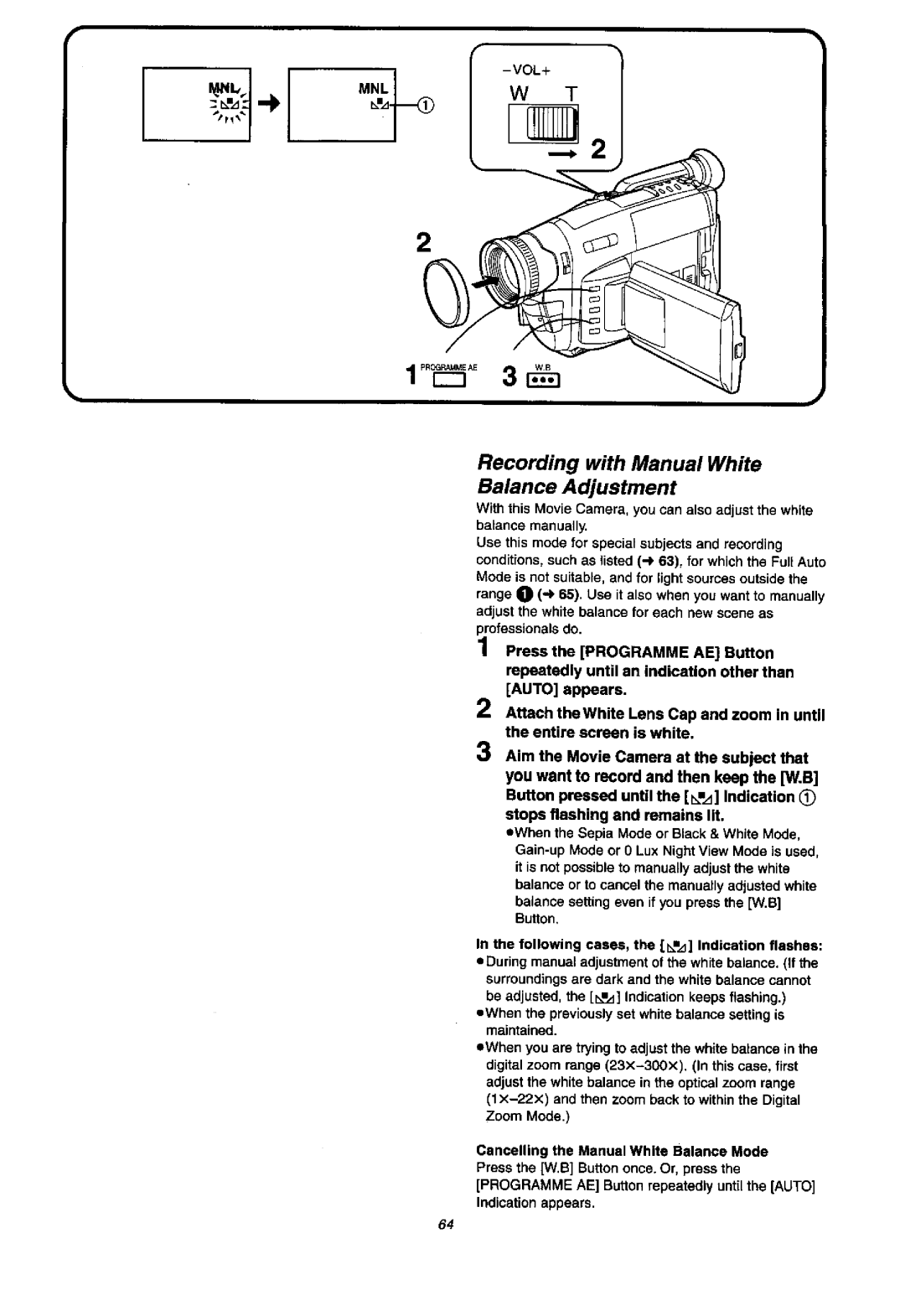 Panasonic NVVX37A, NV-VX57A manual 