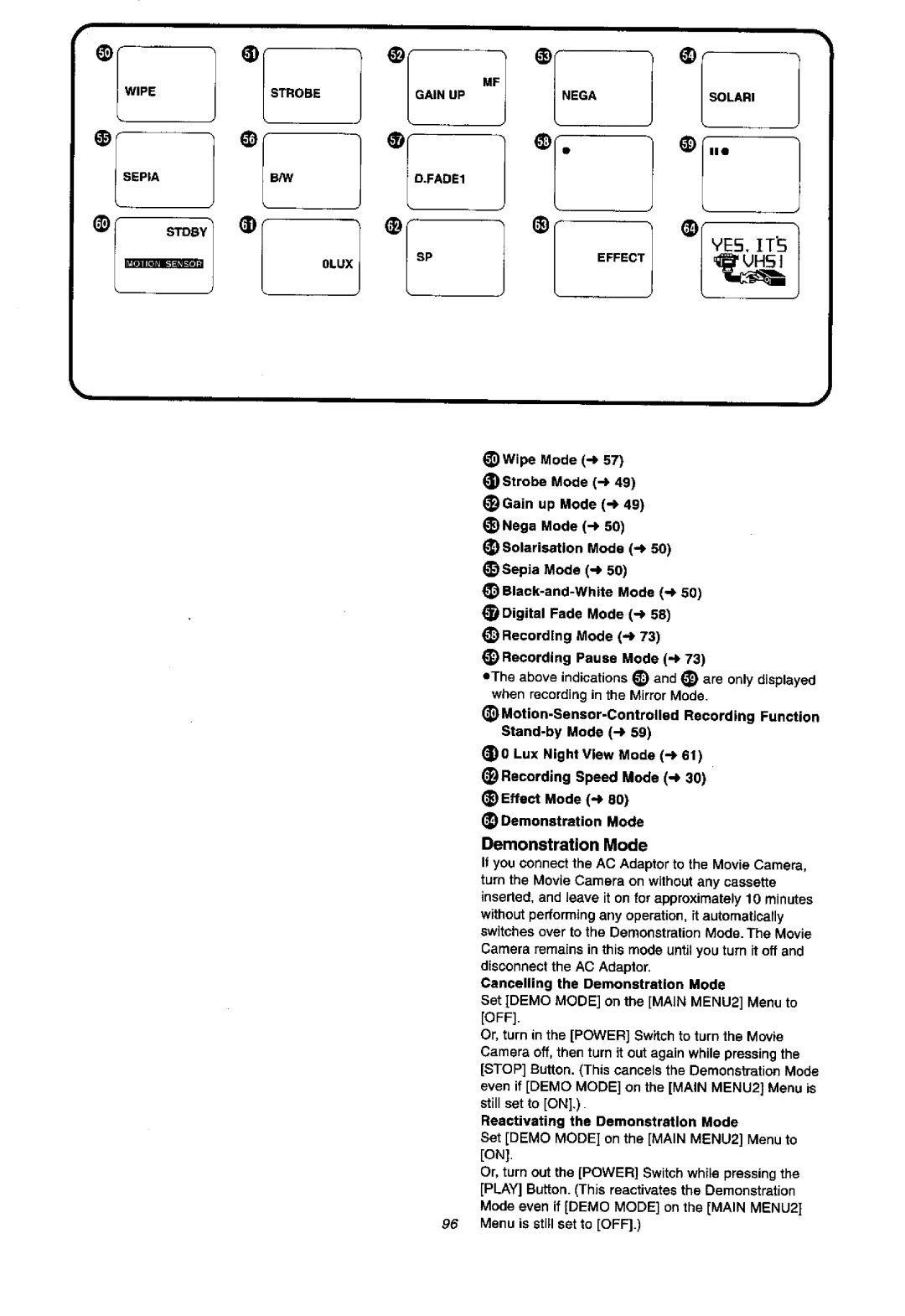 Panasonic NVVX37A, NV-VX57A manual 