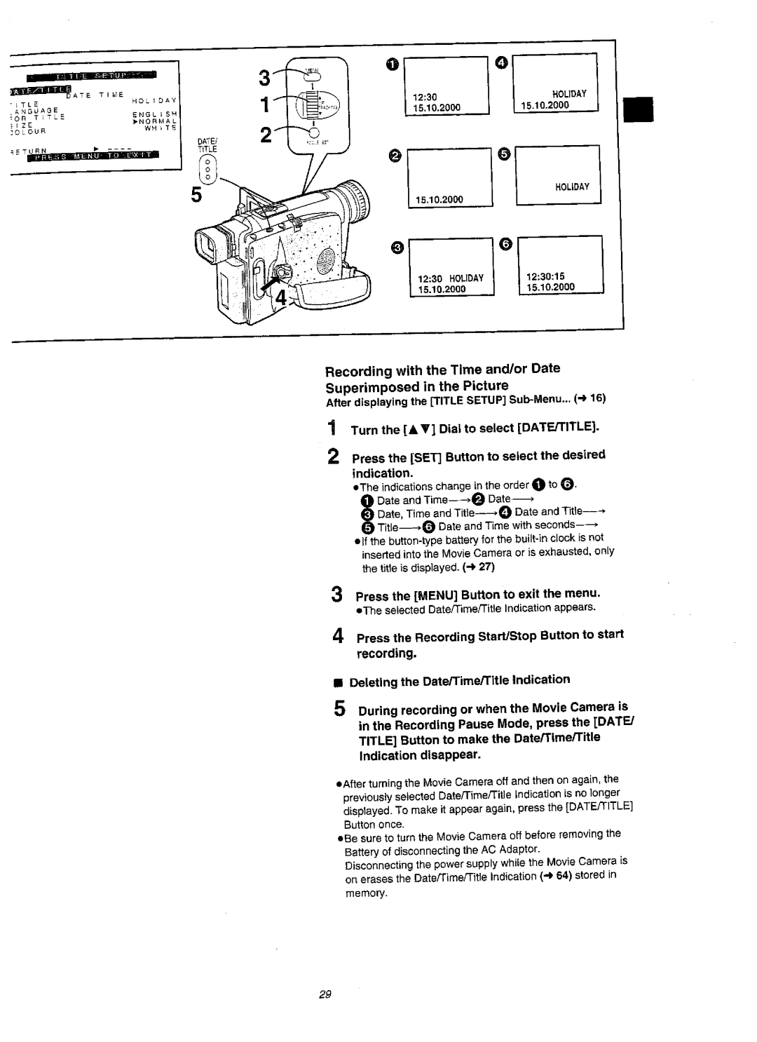 Panasonic NVVZ1A manual 