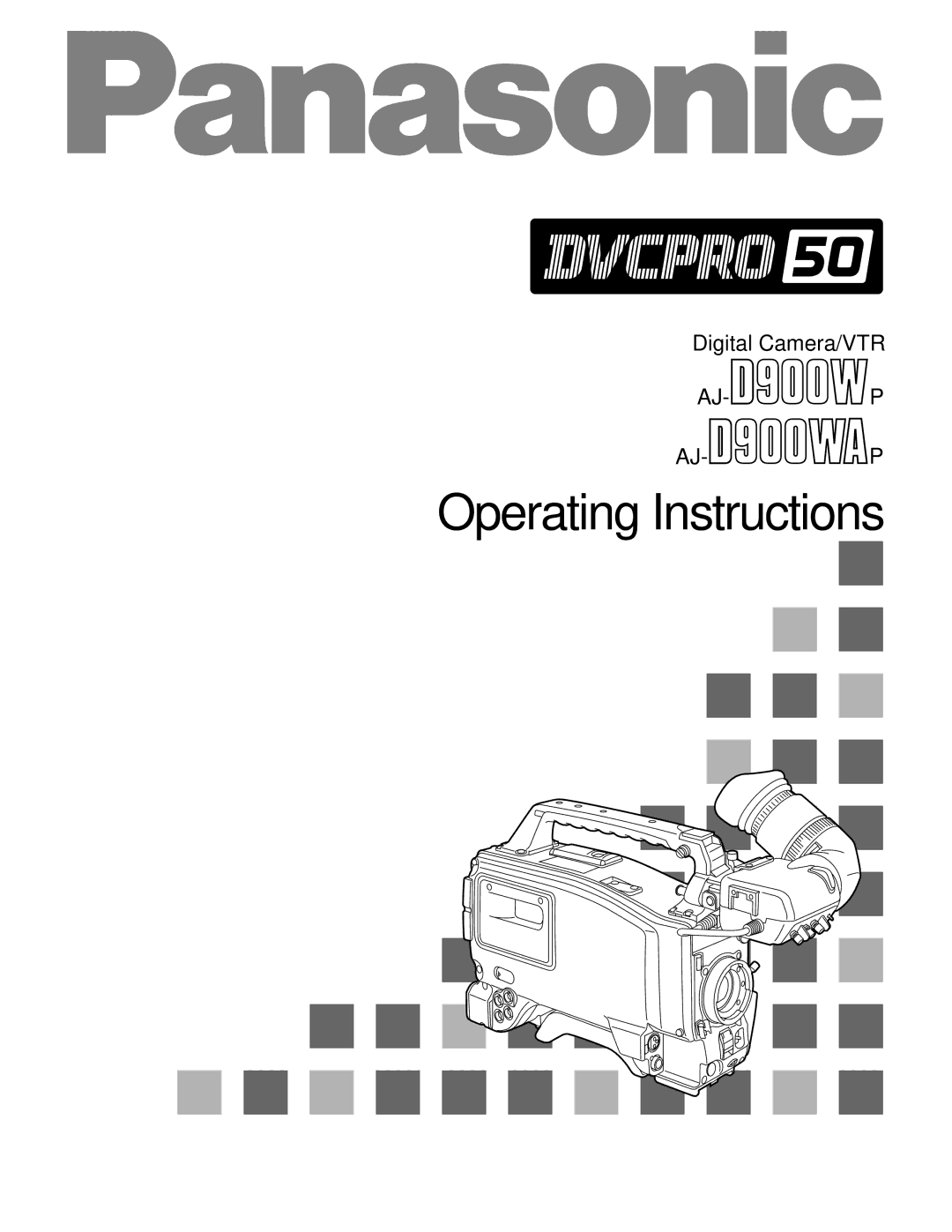 Panasonic PAJ- AJ- P operating instructions Operating Instructions 