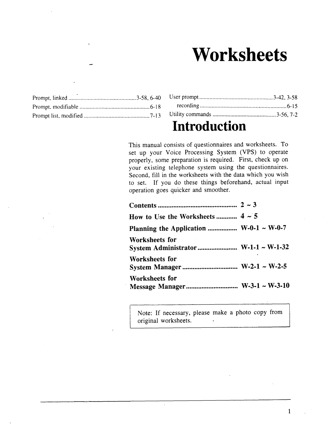 Panasonic panasonic manual Worksheets 