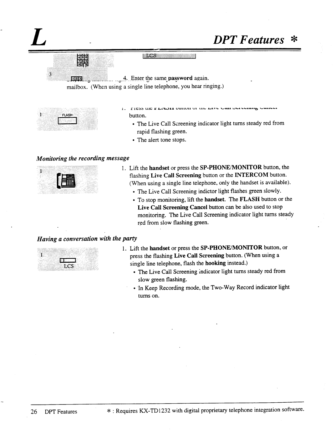 Panasonic panasonic manual Private mode, Stopping the alert tone, Monitoring the recording message 