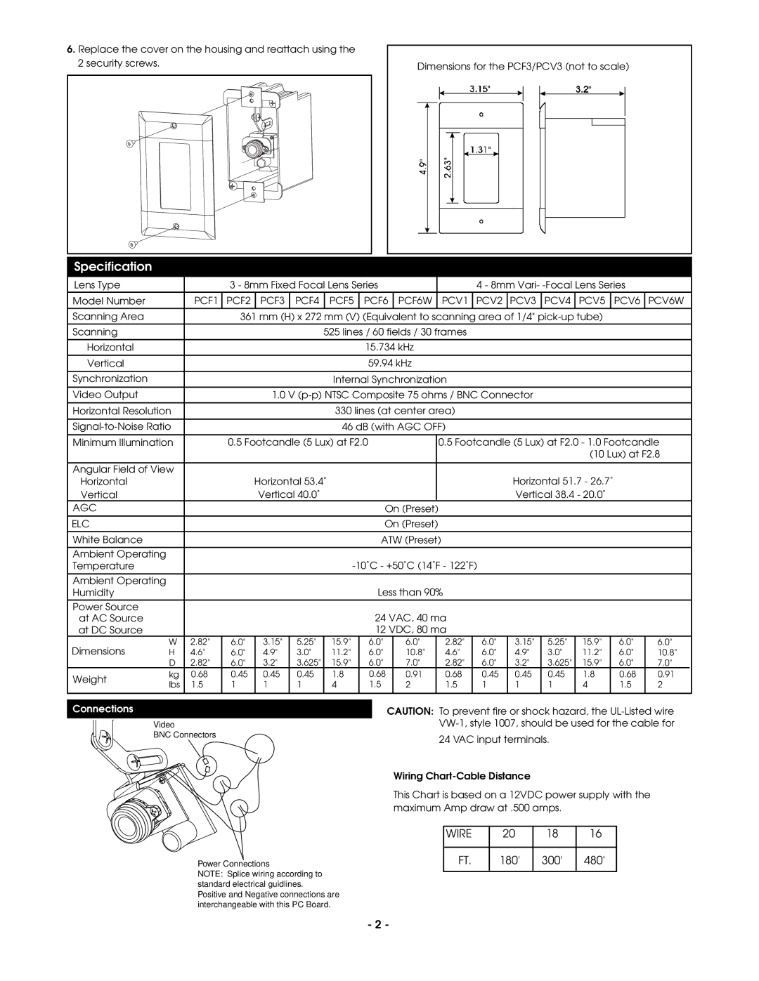 Panasonic PCF3, PCV3 manual Agc, Elc 