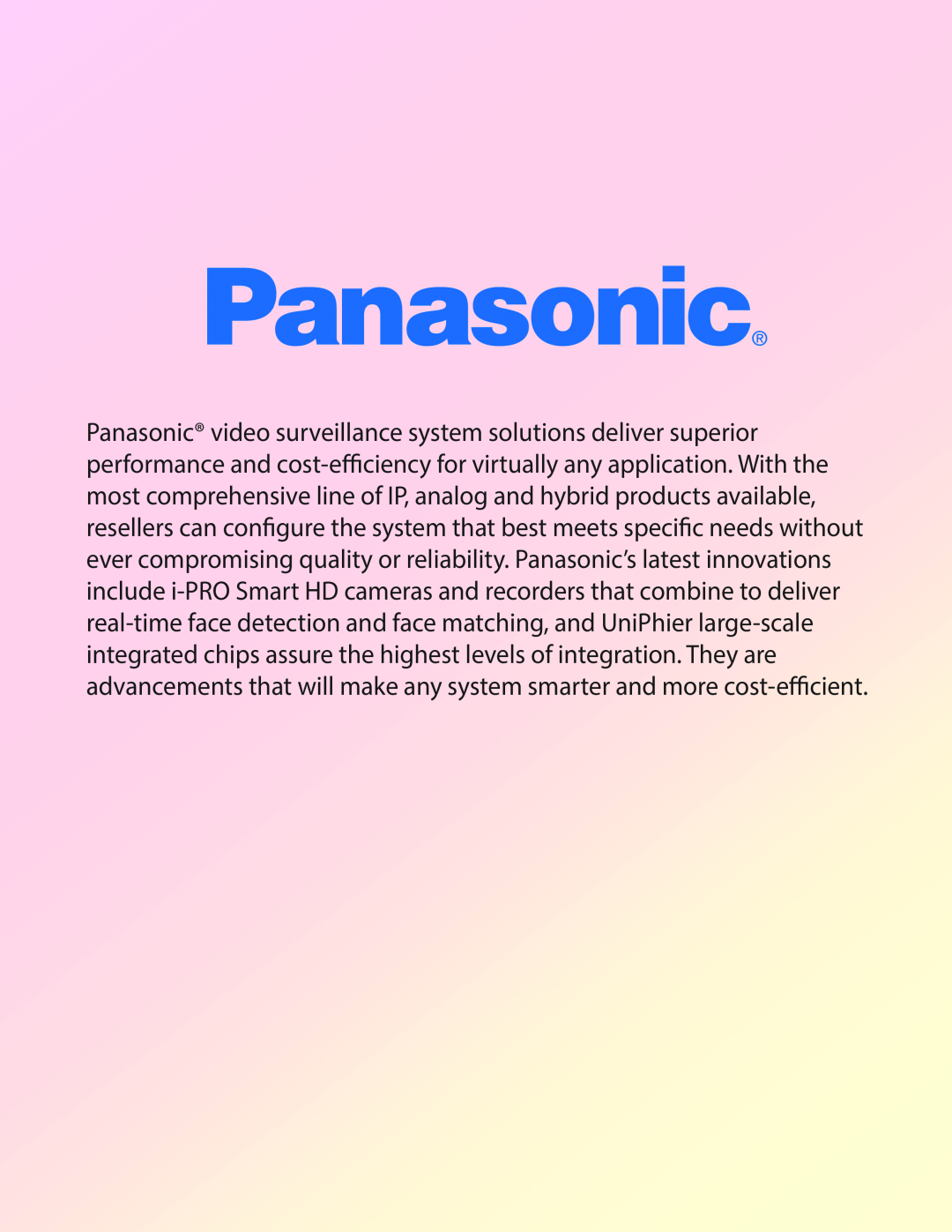 Panasonic PMPU2000 manual 