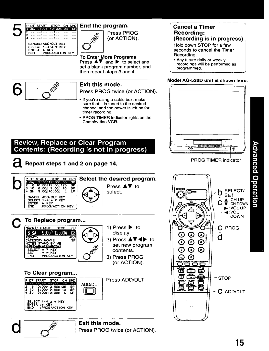 Panasonic AG-513D, PROLINE manual 