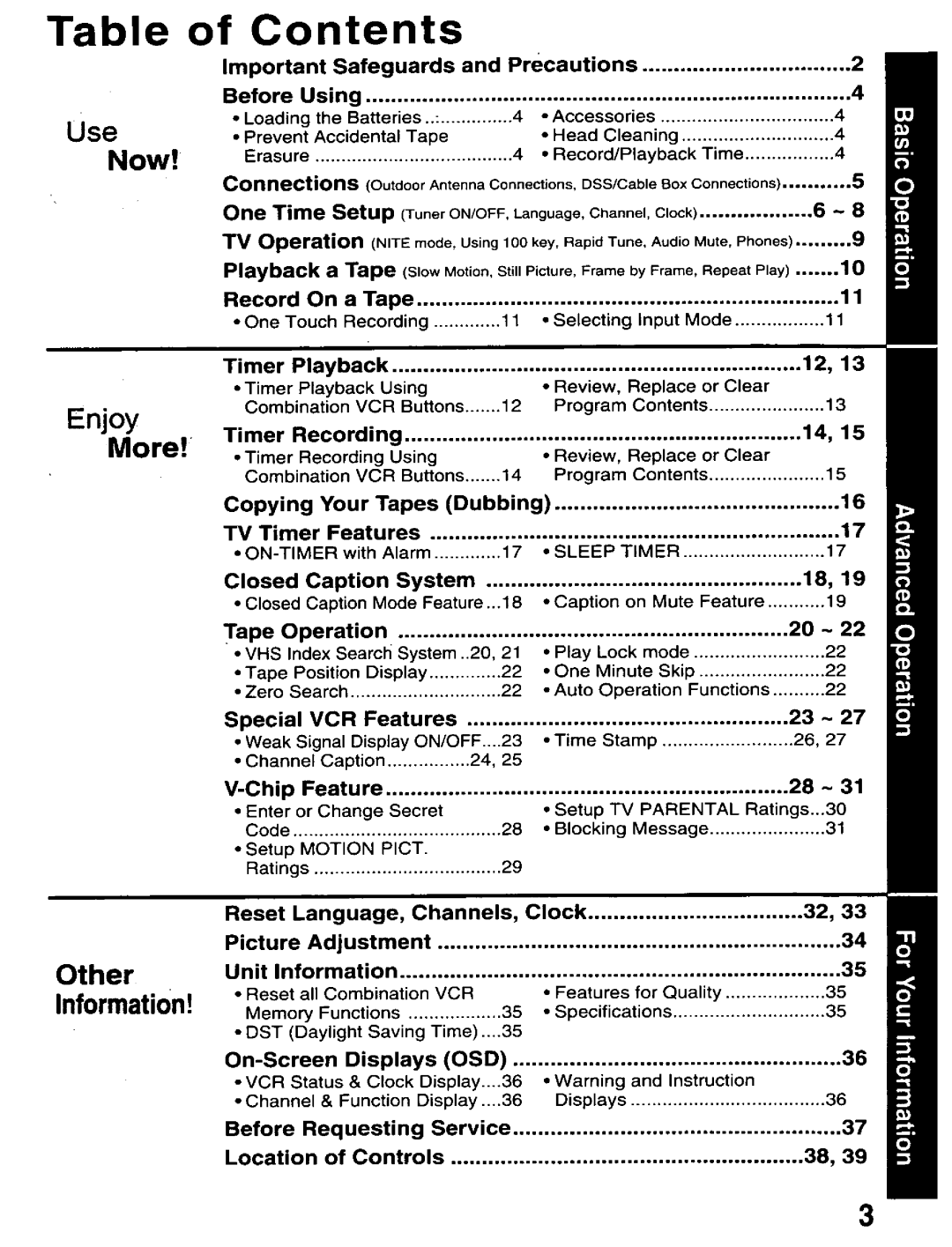 Panasonic AG-513D, PROLINE manual 