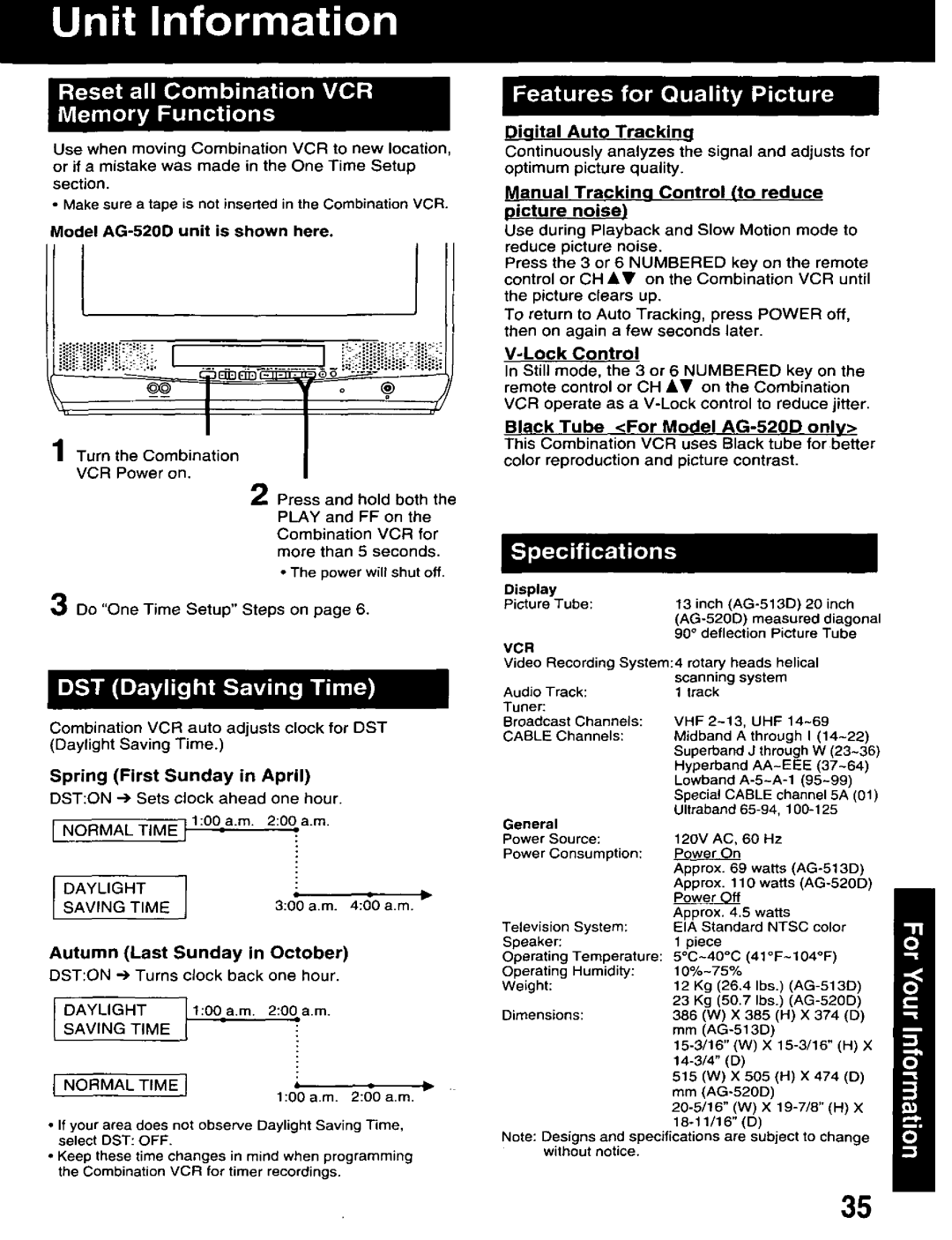 Panasonic AG-513D, PROLINE manual 