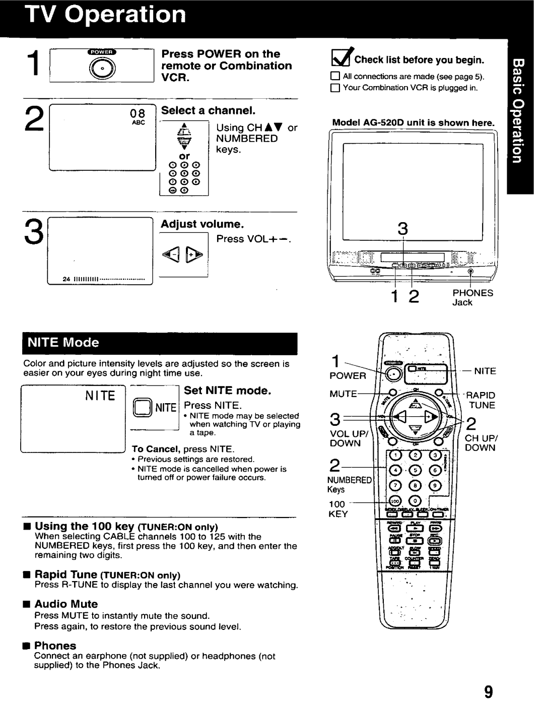 Panasonic AG-513D, PROLINE manual 