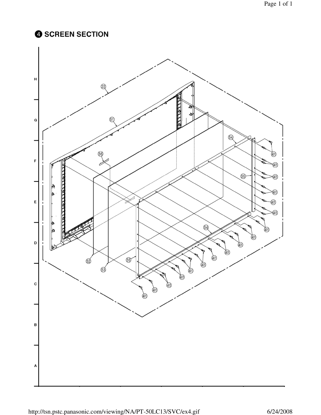 Panasonic PT-50LC13 service manual 24/2008 