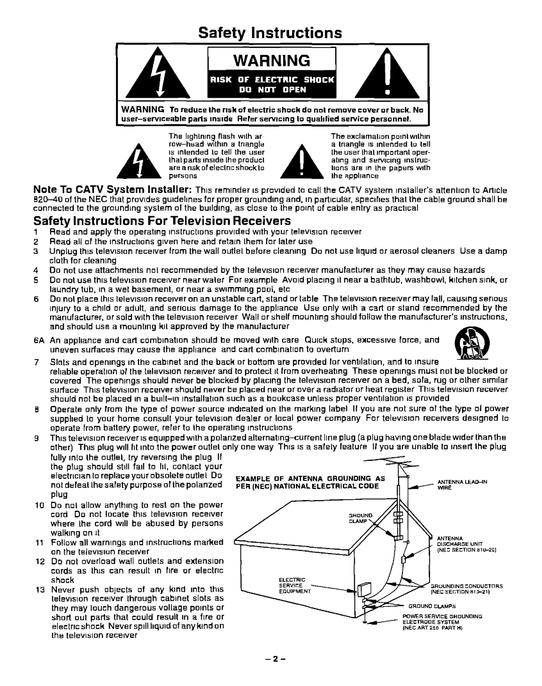 Panasonic PT-51G40 manual 