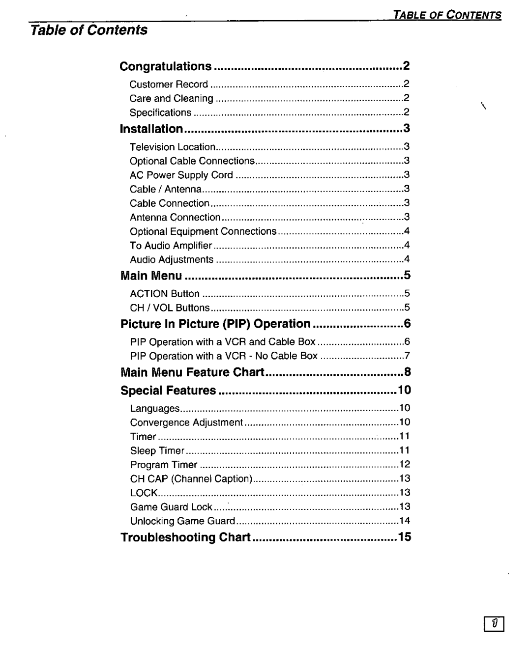 Panasonic PT-51G43 manual 