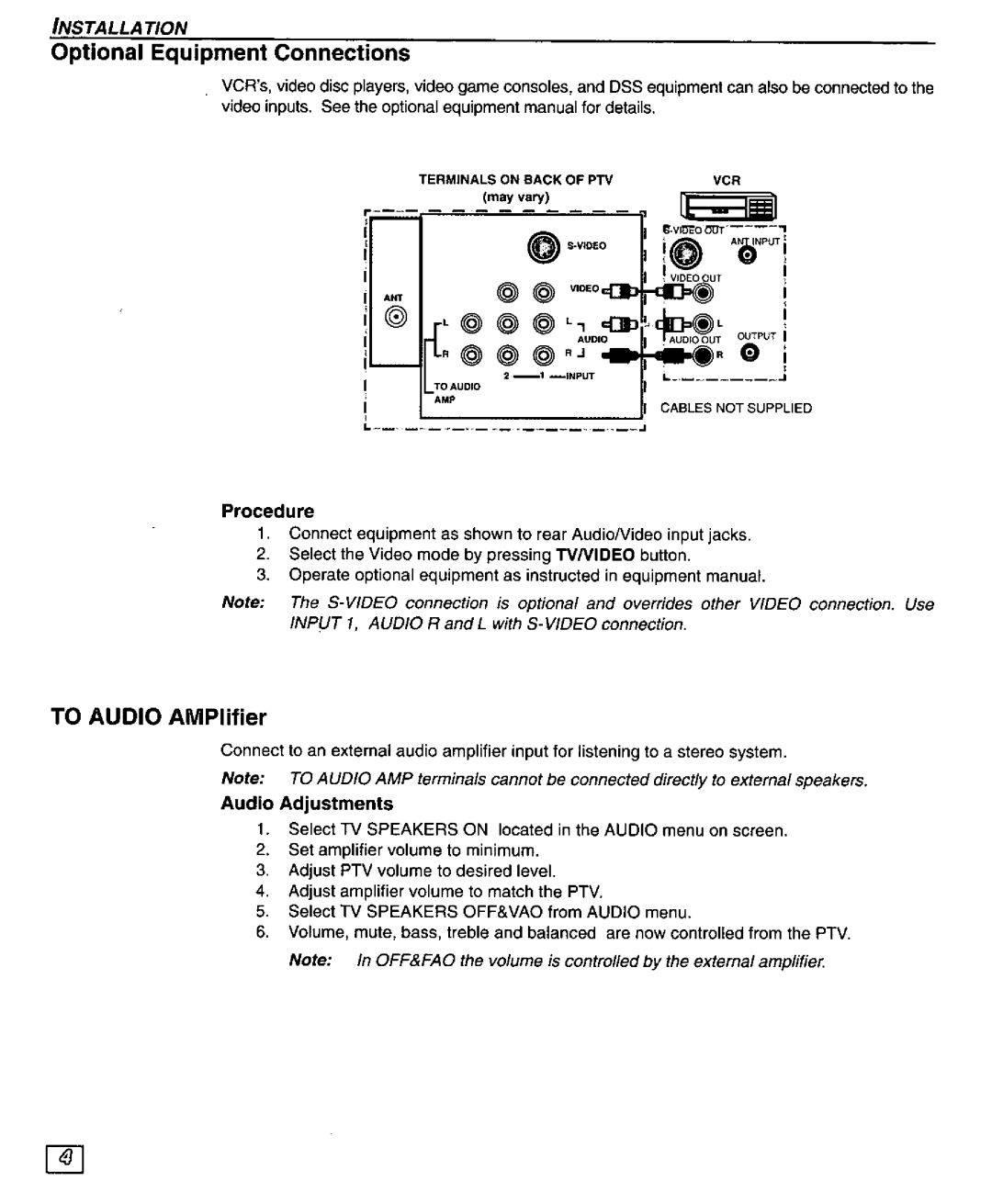 Panasonic PT-51G43 manual 