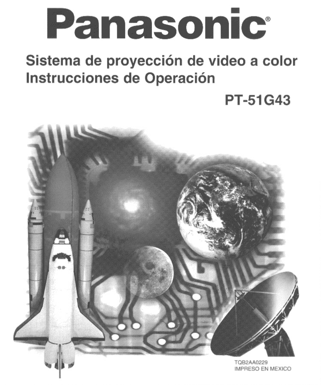 Panasonic PT-51G43 manual 