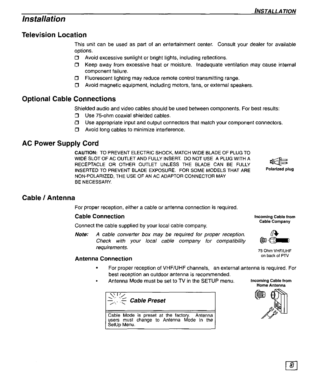 Panasonic PT 51G44 manual 