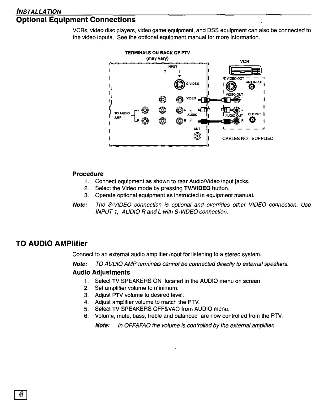 Panasonic PT 51G44 manual 