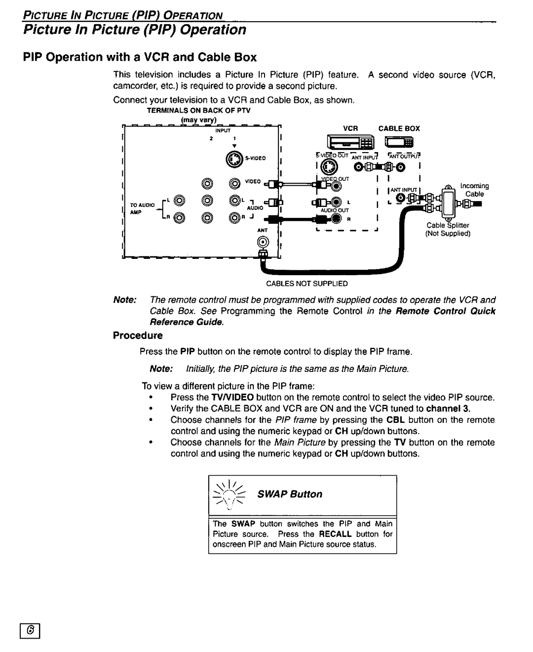 Panasonic PT 51G44 manual 