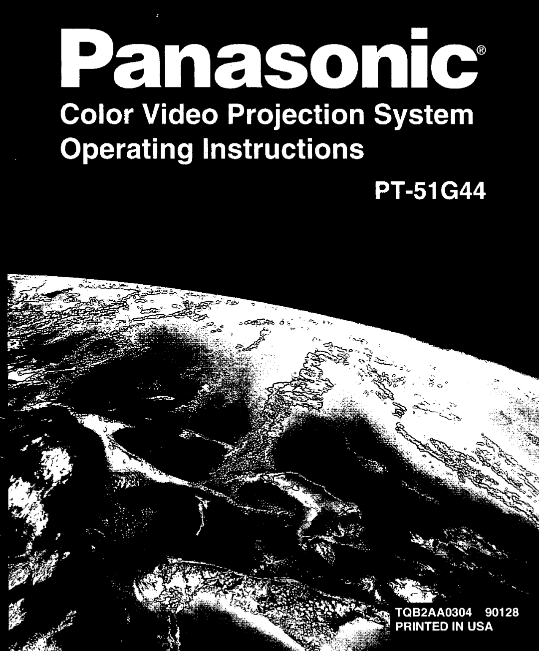 Panasonic PT 51G44 manual 