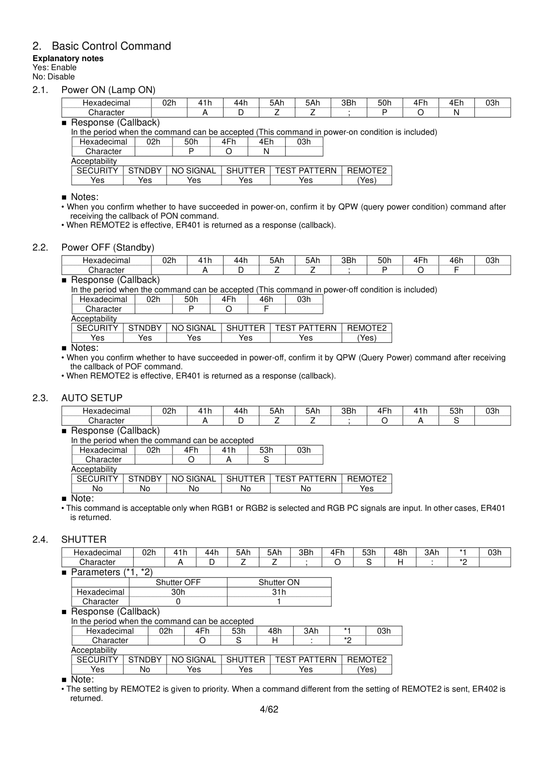 Panasonic PT-DW10000, D10000 specifications Auto Setup, Shutter 