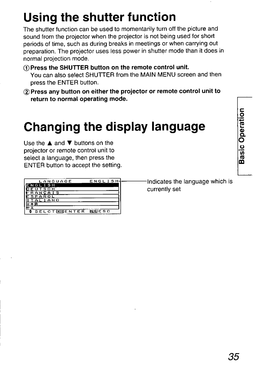 Panasonic PT-L711U, PT-L501U, PT-L701U manual 