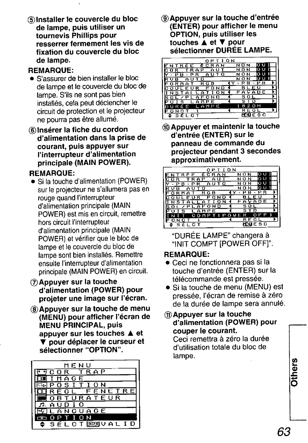 Panasonic PT-L501U, PT-L701U, PT-L711U manual 