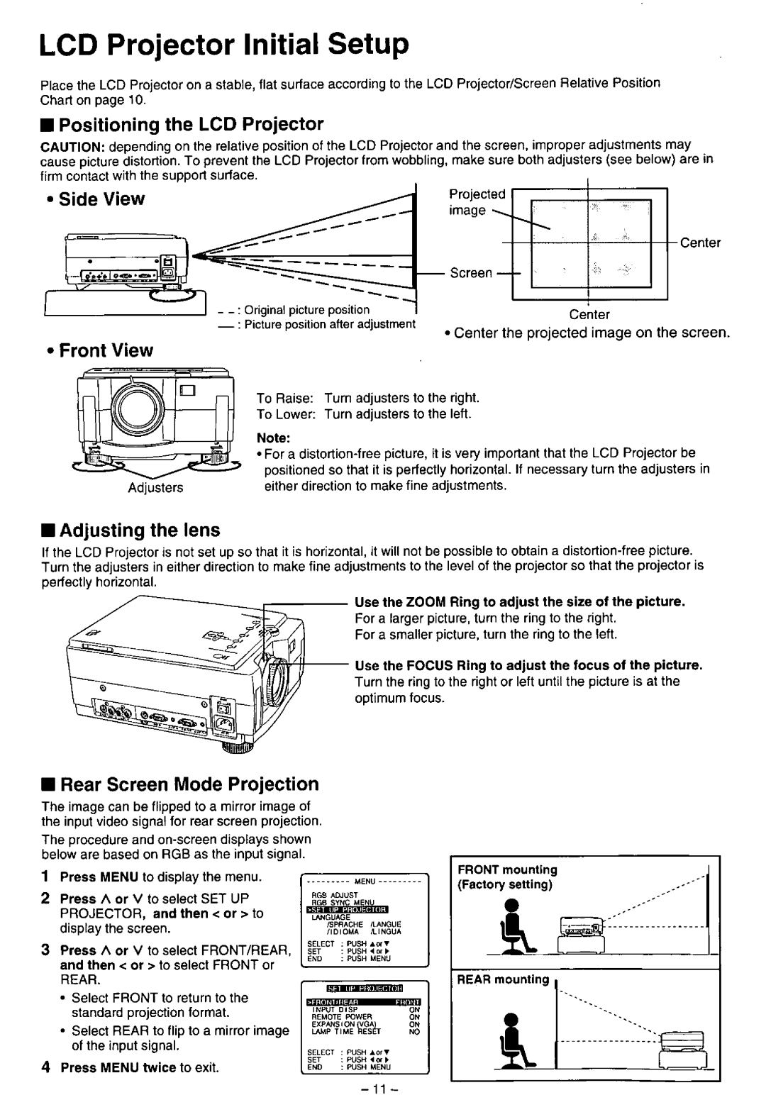 Panasonic PT-L556U manual 