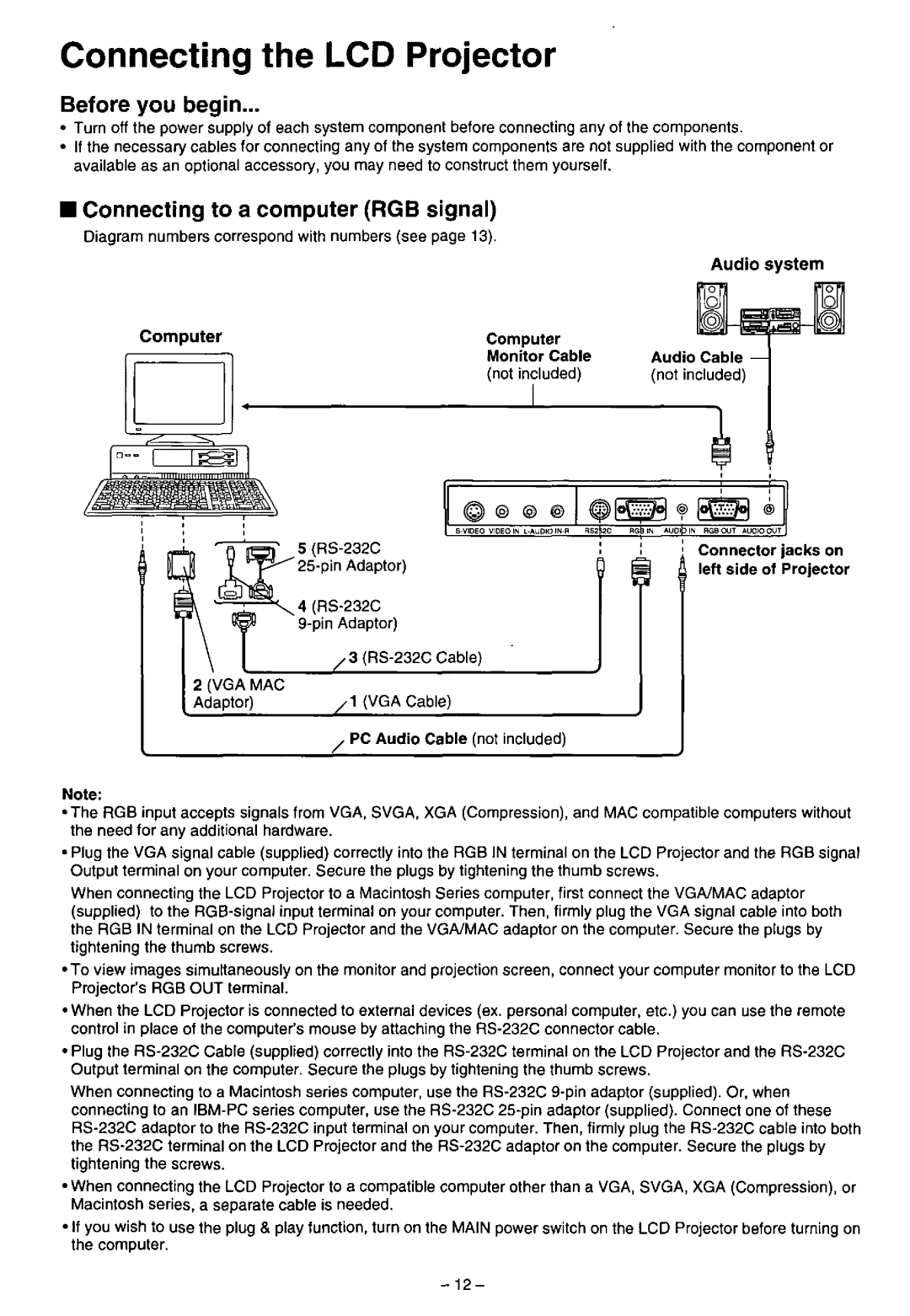 Panasonic PT-L556U manual 