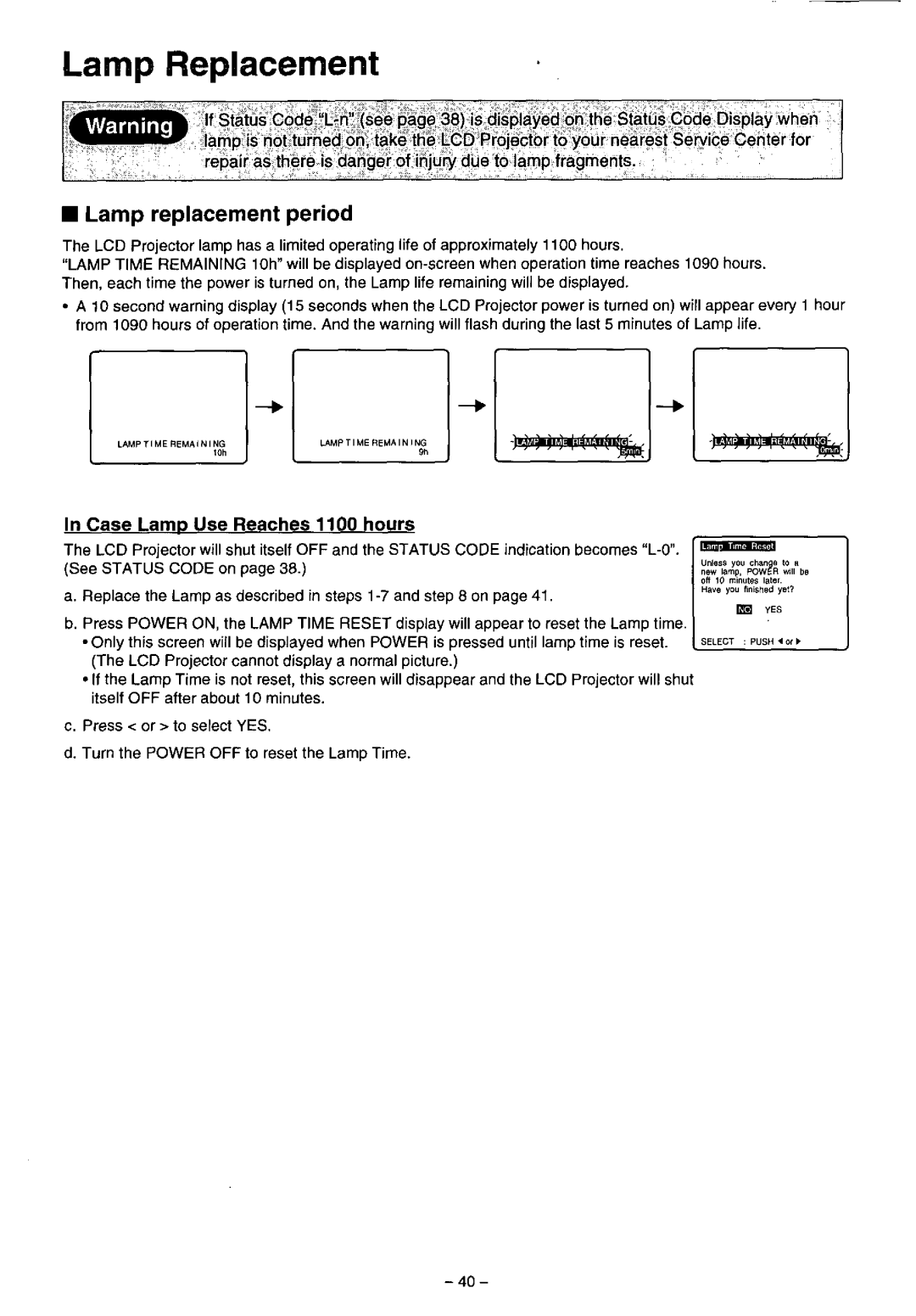 Panasonic PT-L556U manual 