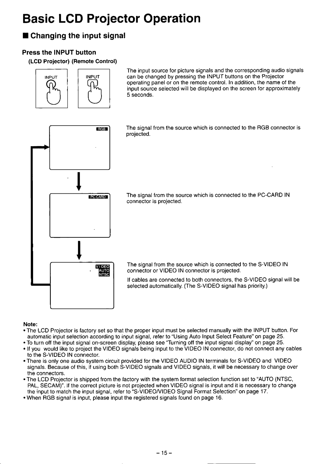 Panasonic PT-L557U manual 