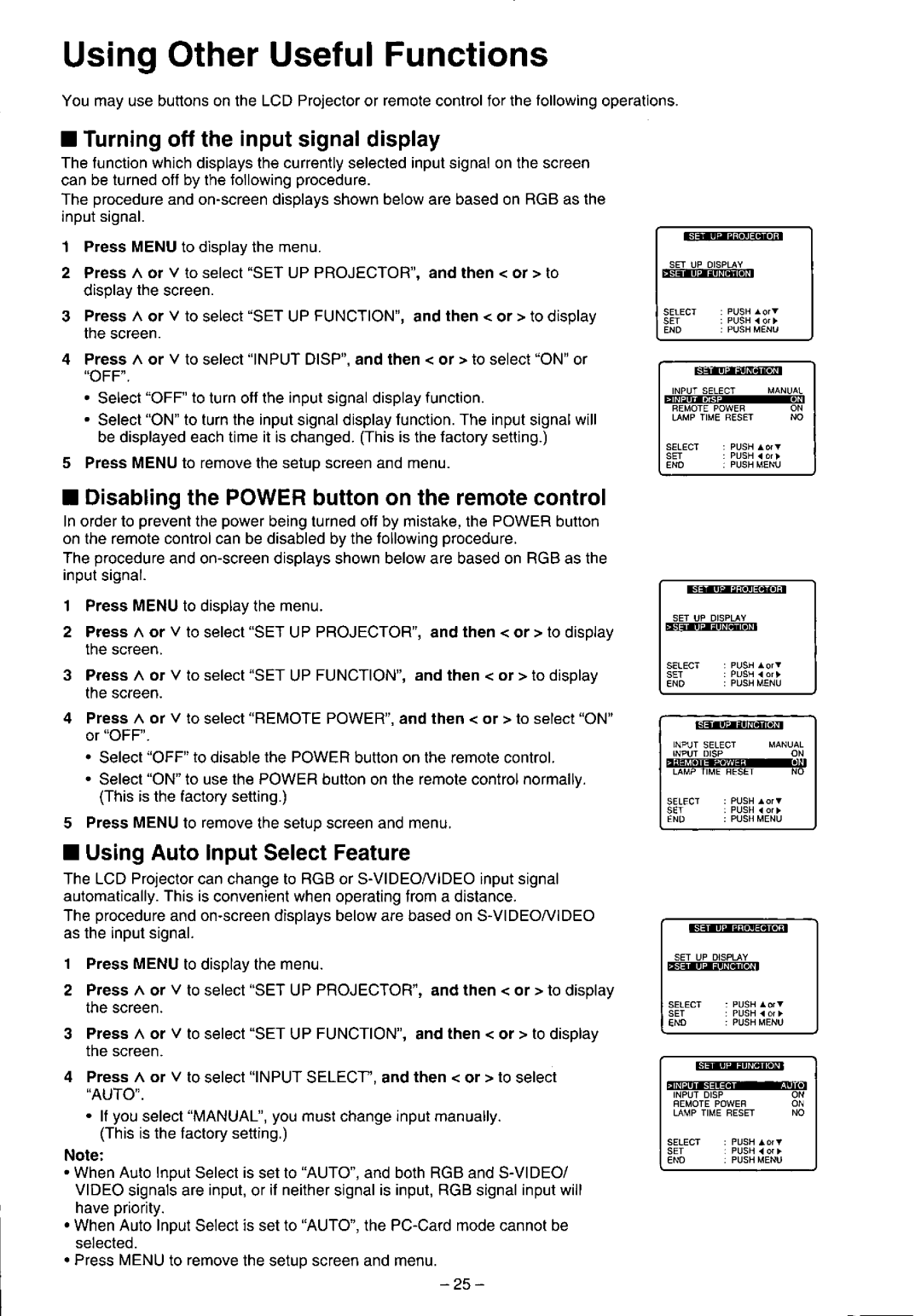 Panasonic PT-L557U manual 