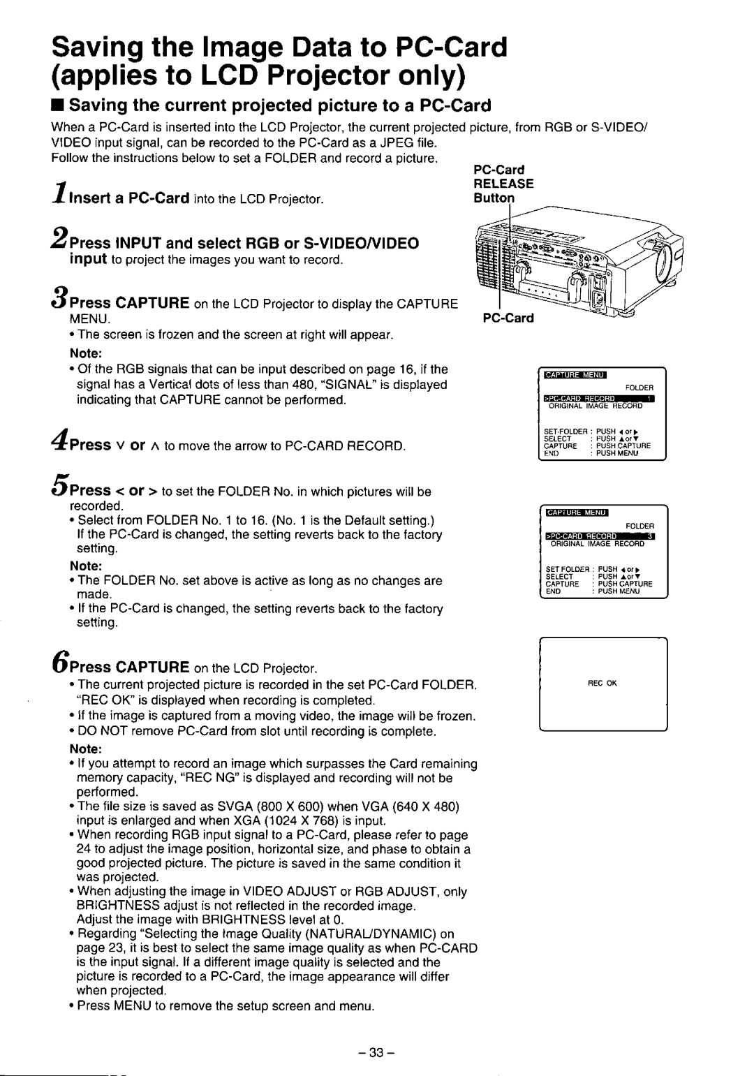 Panasonic PT-L557U manual 