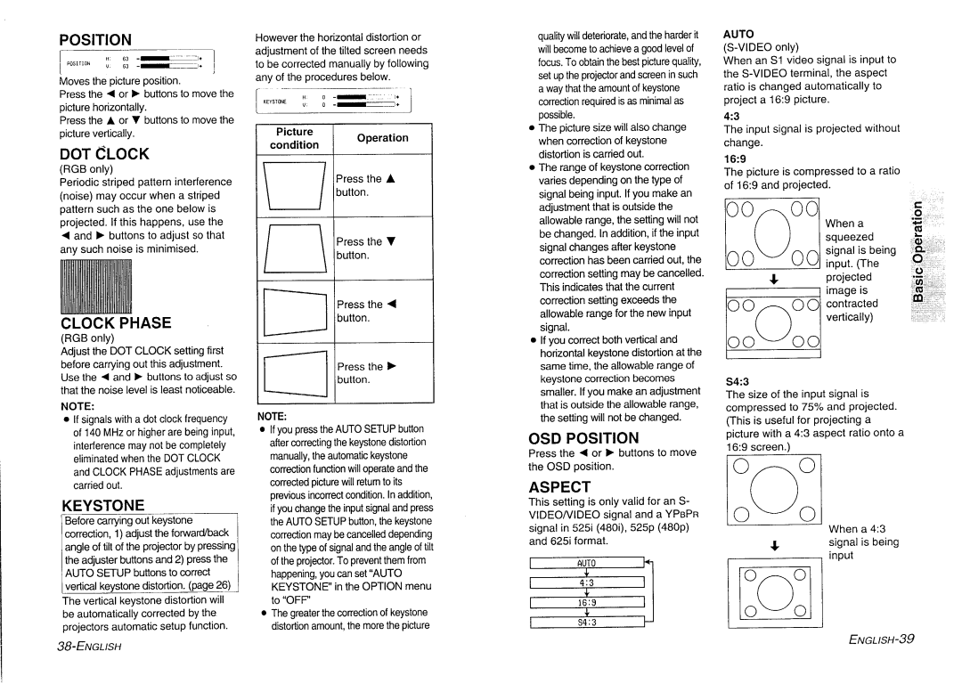 Panasonic PT-L730NTE manual 