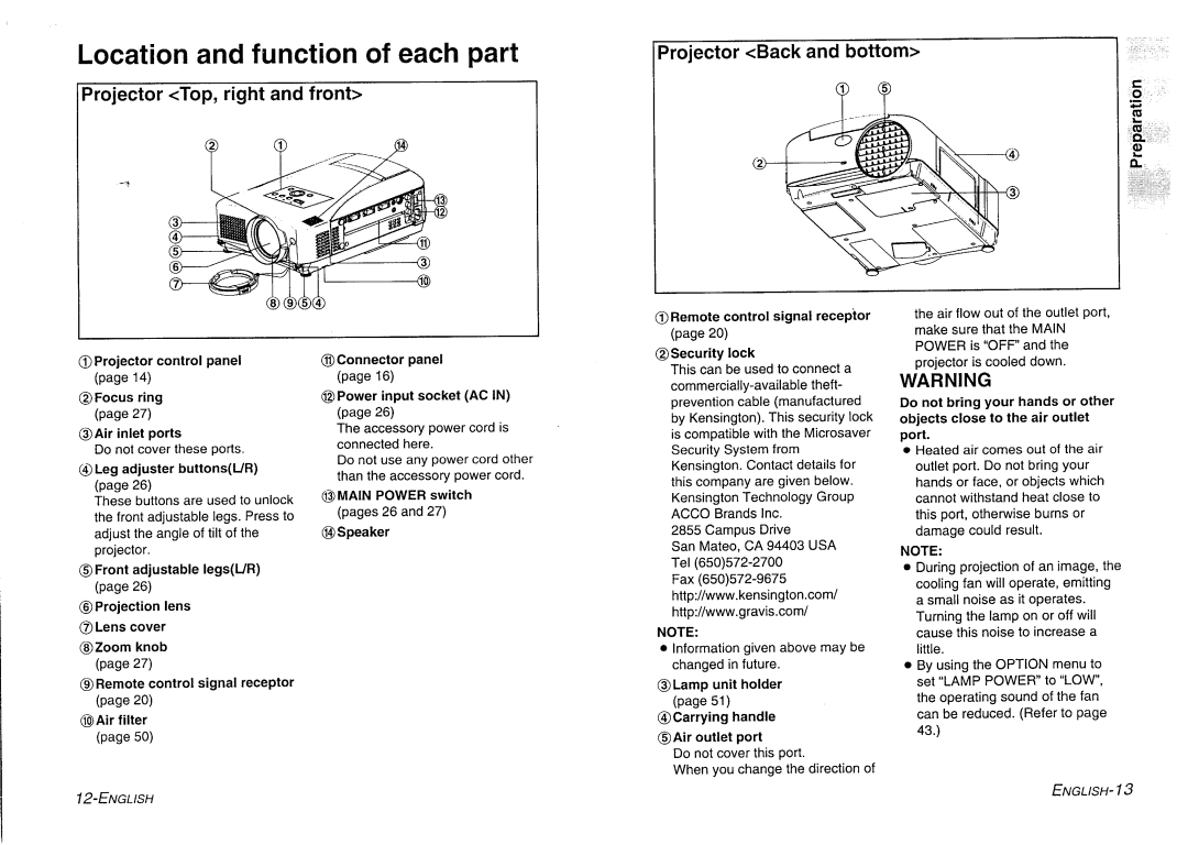 Panasonic PT-L730NTE manual 