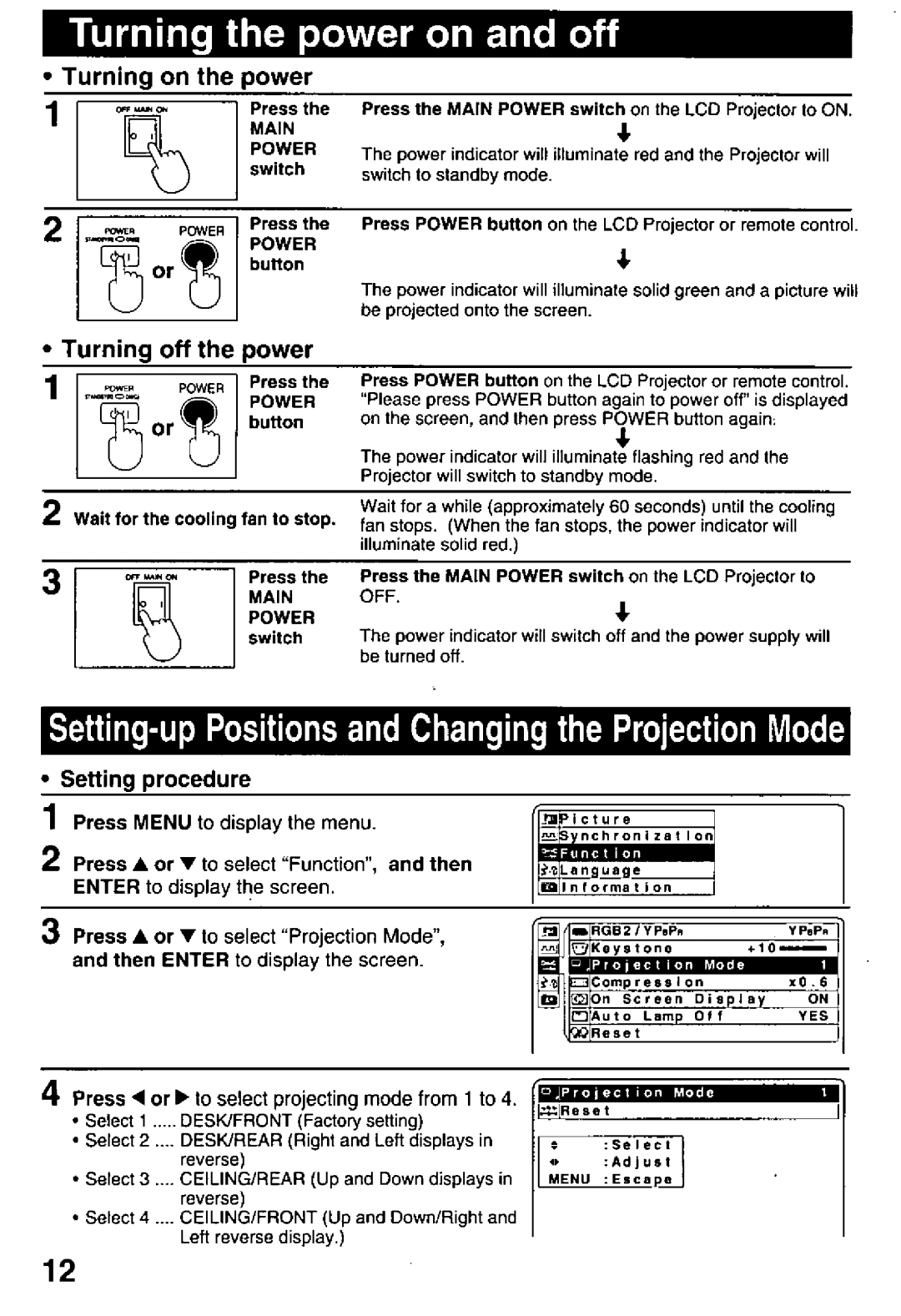 Panasonic PT-L759U manual 