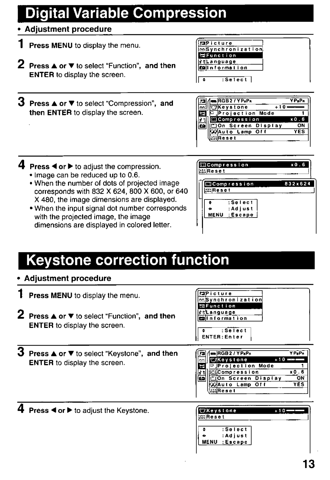 Panasonic PT-L759U manual 