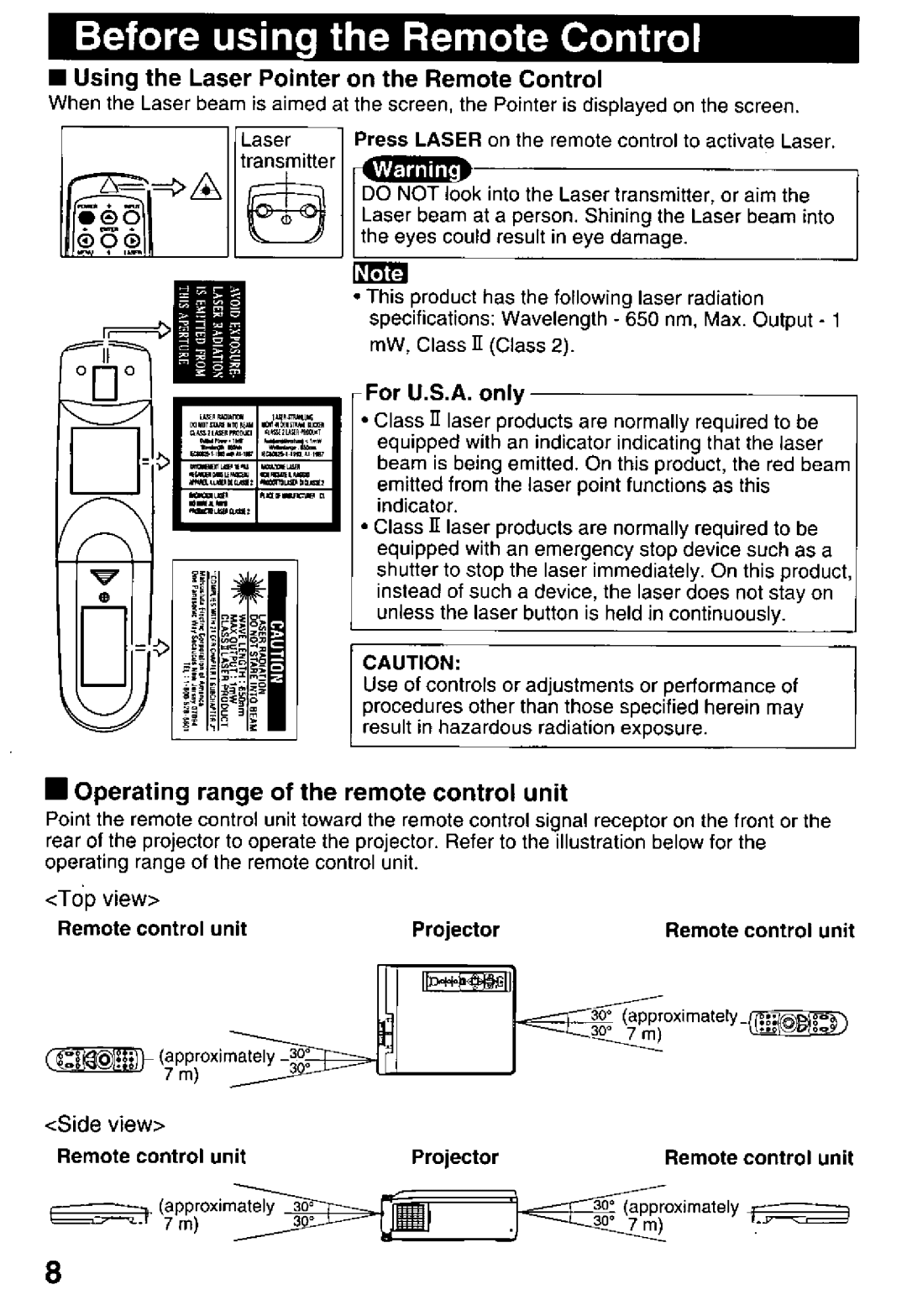 Panasonic PT-L759U manual 