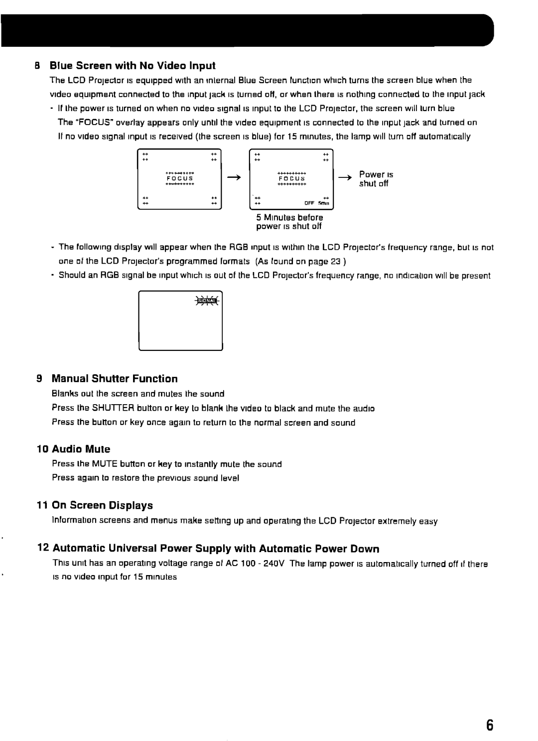 Panasonic PTL291U manual 