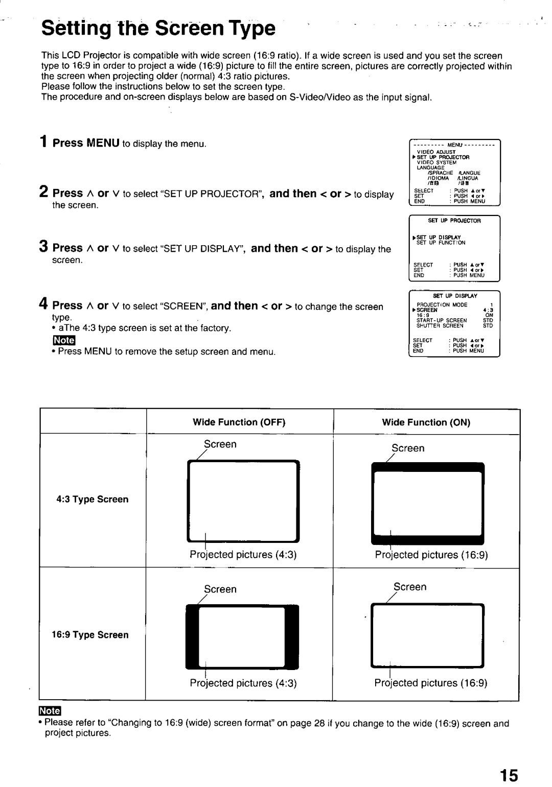 Panasonic PTL758U manual 