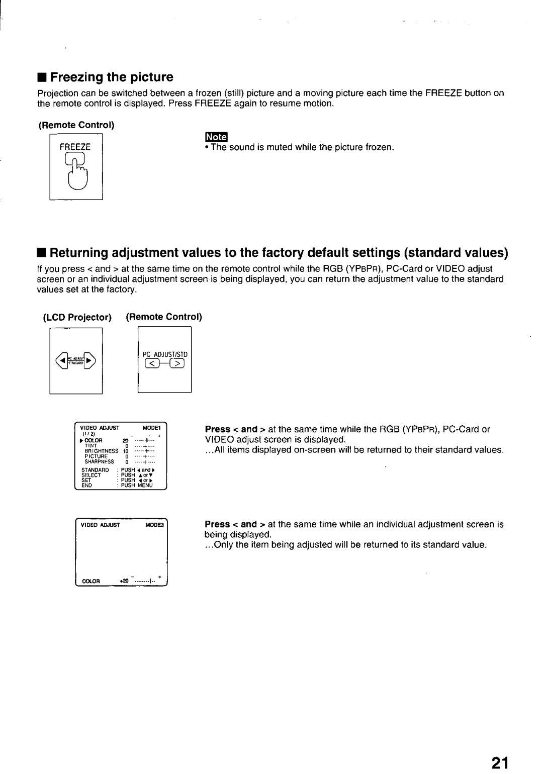 Panasonic PTL758U manual 