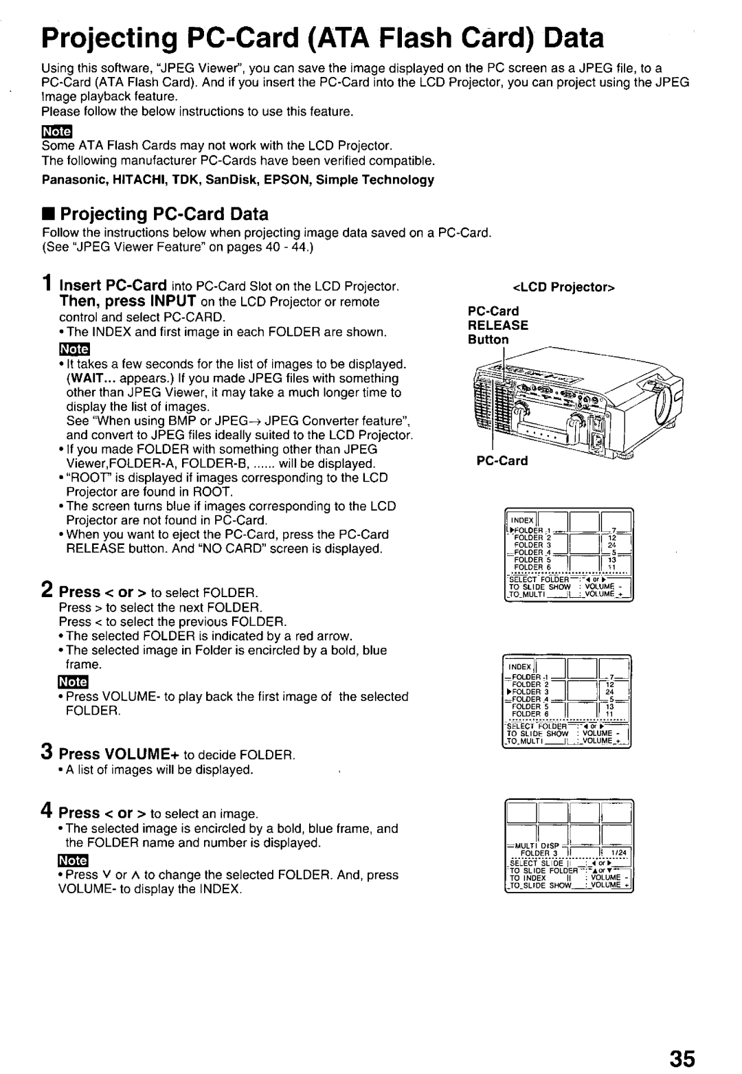 Panasonic PTL758U manual 